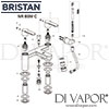 Bristan Nero Bath Shower Mixer 6 Litre Flow Limit Spares